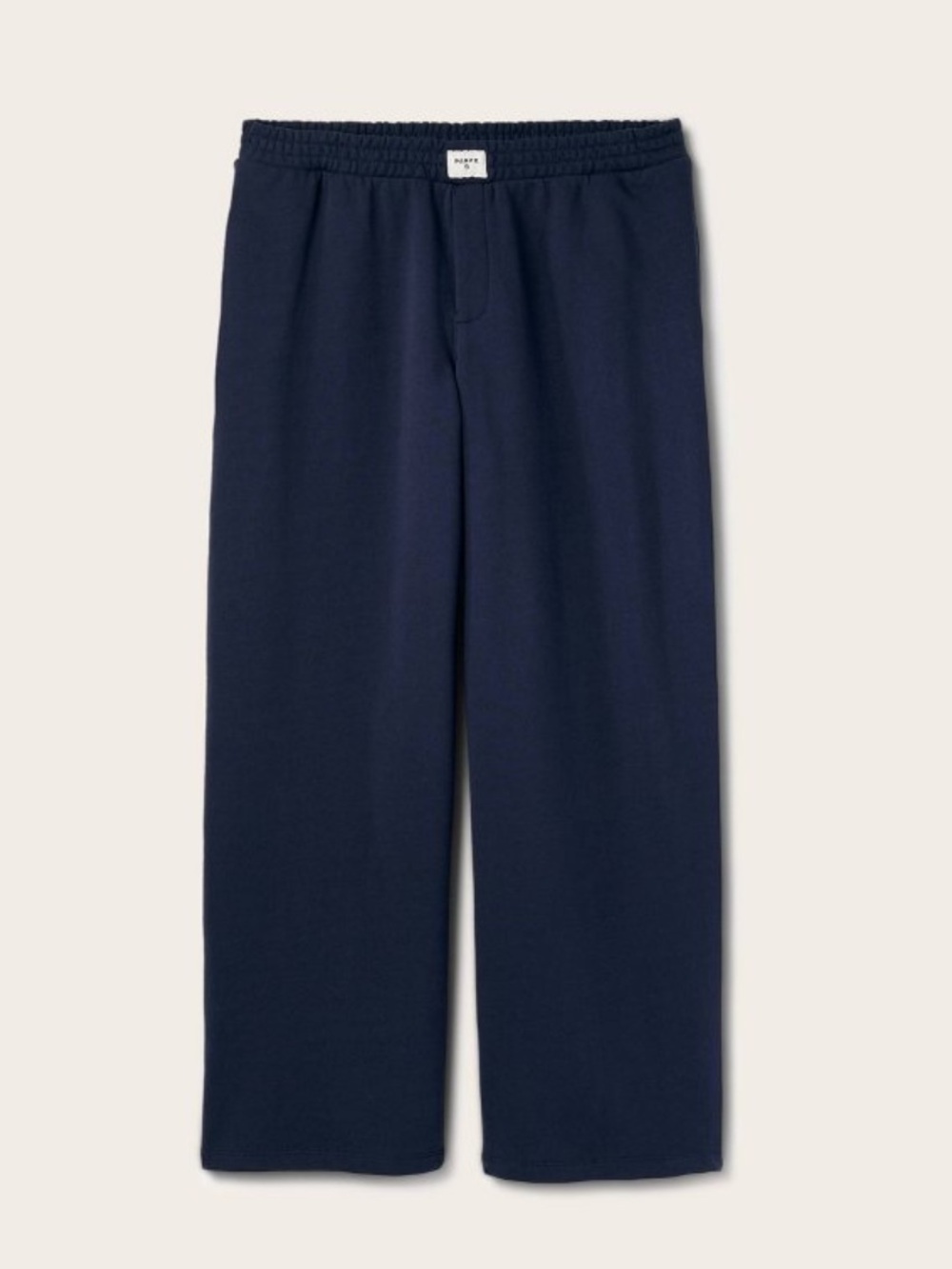💗 Parke x Target Women's High-Rise Boxer Sweatpants Navy Blue Size S